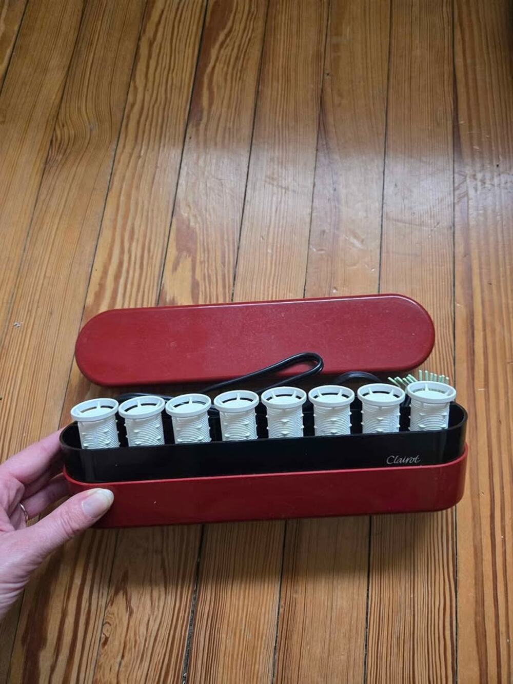 Clairol 1985 "Time Saver" Portable Hot Roller Set (Model PTC-8)